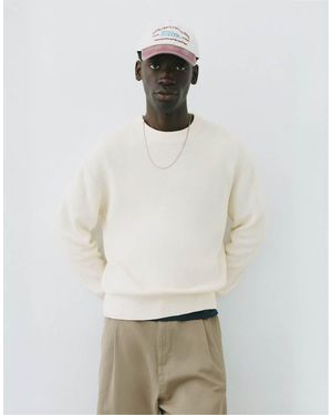 Pull&Bear Basic Jumper - White