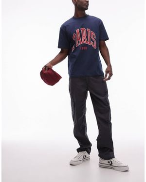 Levi's 568 Cargo Loose Straight Slub Pants - Blue