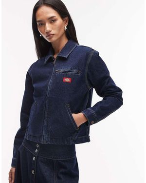 Dickies Denim Schildersjack - Blauw