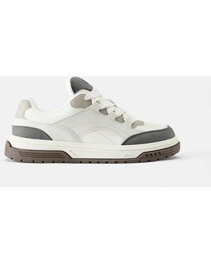 Pull&Bear Stwd baskets - Blanc