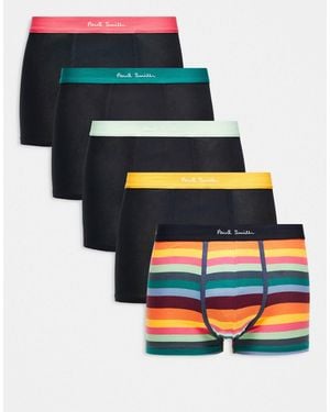 Paul Smith Paul smith – mehrfarbige unterhosen im 5er-set - Blau