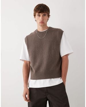 Weekday – strickpullunder - Braun
