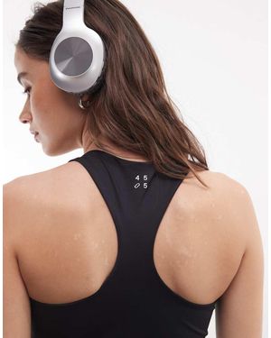 4505 Fuller Bust Active Push Up Medium Support Sports Bra - Black