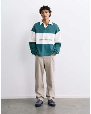Pull&Bear Chino Dritti Color Pietra - Bianco