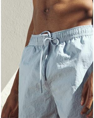 Pull&Bear – badeshorts - Blau