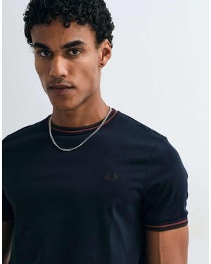 Fred Perry Twin Tipped T-Shirt - Blue