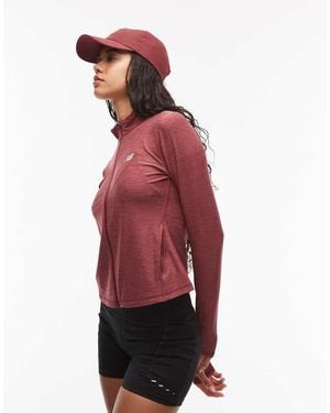 New Balance Space Dye Full Zip Jacket - Red