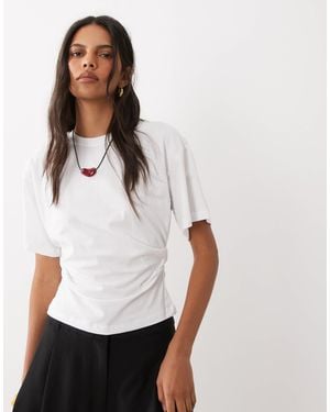 New Look Corsagen-t-shirt - Weiß