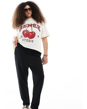 ONLY Straight Leg Trousers - Black