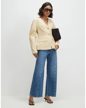 River Island Cropped Jeans - Blue