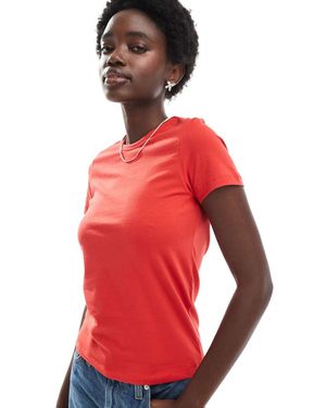 JJXX T-Shirt Aderente Rossa - Rosso