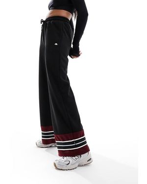 Ellesse Tricia Wide Leg Track Trousers - Black