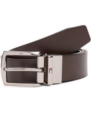 Tommy Hilfiger – denton – ledergürtel - Braun