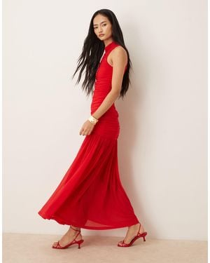 Red Bardot Dresses for Women | Lyst