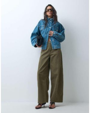 ASOS Barrellegjeans Met Strik - Blauw
