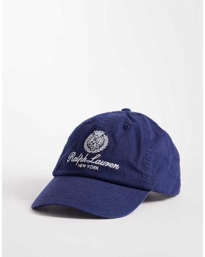 Polo Ralph Lauren Cappellino Con Visiera E Logo Newport - Blu