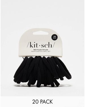 Kitsch Nylon Elastics 20 Pack - White