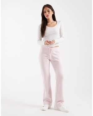 Hollister Low Rise Bootcut sweatpants - White