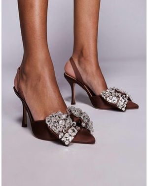 Steve Madden Lovie 100 Court Shoes - Brown