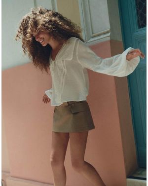 Pull&Bear Korte Cargo Skort - Groen