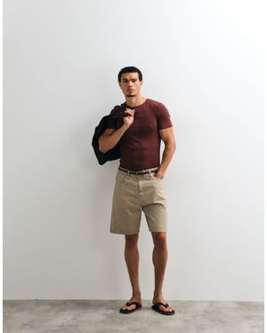 Jack & Jones Tony Loose Denim Shorts - Natural