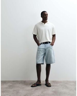 Hollister baggy Denim Jorts - Grey
