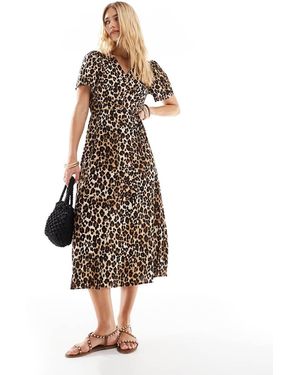 Vero Moda Maxi-Jurk Met Knoopjes - Wit