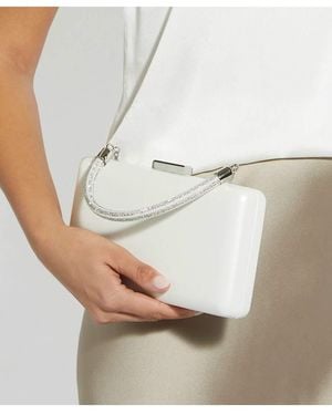 Dune Brunch Clutch Bag - White