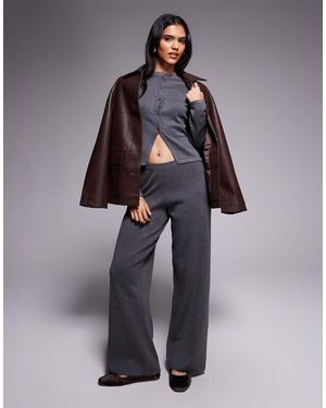 Kaiia Pantalones De Punto Exclusivos De (Parte De Un Conjunto) - Gris