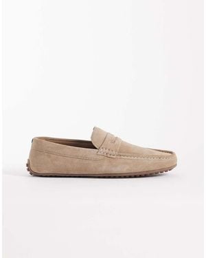 ASOS Penny Driver Loafer - Natural