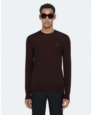 AllSaints Mode merinopullover mit rundhalsausschnitt - Mehrfarbig