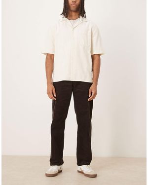 ARKET Relaxed Fit Corduroy Five Pocket Pants - Natural