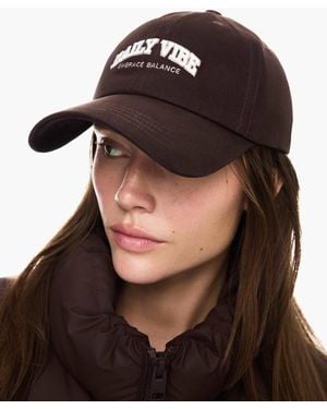Bershka – bestickte kappe - Braun