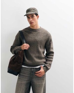 New Look Fisherman Jumper - Grey
