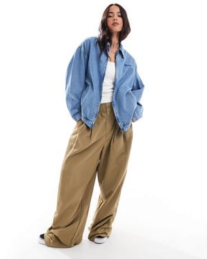 Vans Pitstop station - veste en jean - délavé/ - Bleu