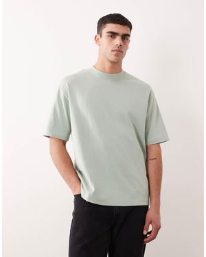 SELECTED Heavyweight Oversized T-shirt - Gray