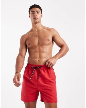 Reebok Clayton Swim Shorts - Red