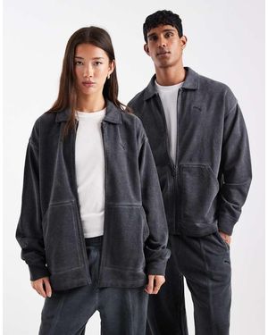 PUMA Washed Out Oversized Overshirt - Black