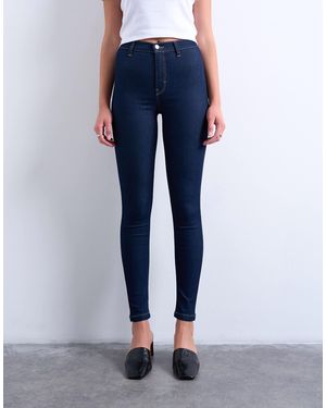 TOPSHOP Joni Skinny High Rise Jeans - Blue