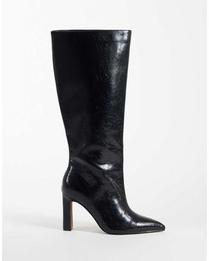 ASOS Stivali Al Ginocchio Con Tacco Neri - Nero