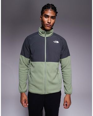 The North Face – glacier – jacke aus schwerem fleece - Grau