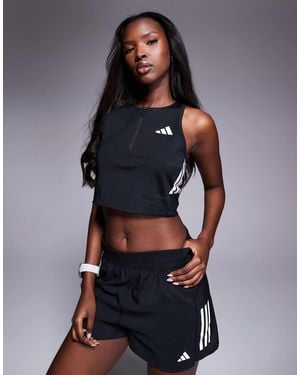adidas Originals Adidas Running Adizero Crop Top - Blue