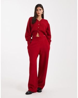 Collusion Joggers Rojos De Punto De (Parte De Un Conjunto)-Gris