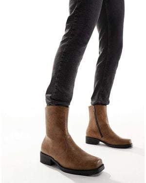 Koi Footwear Koi The Cavalry Heeled Cowboy Boots - Black