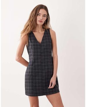 Miss Selfridge Pinny Dress - Black