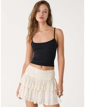 Stradivarius – kurzer skort - Grau
