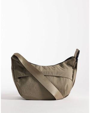 ASOS Nylon Crossbody Bag - Grey