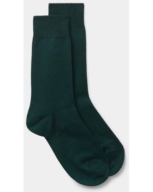 Intimissimi Short Warm Cotton Socks - Green