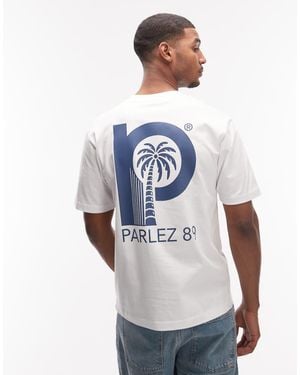 Parlez Delray T-Shirt With Back Print Graphic - White