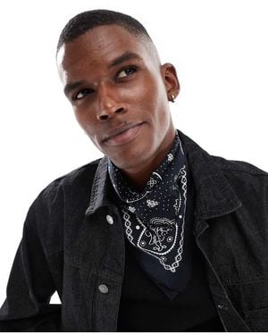 Levi's Paisley Print Bandana - Black